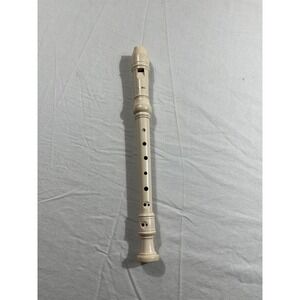 Yamaha Plastic Soprano Recorder White Cream 3-Piece Instrument Student Beginner